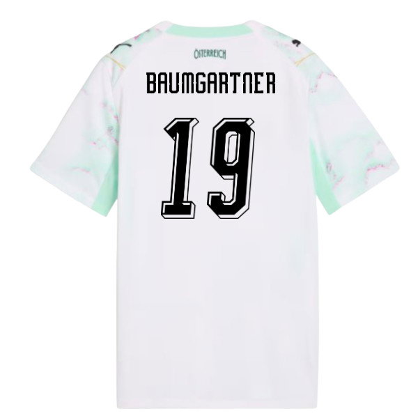 2026-2027 Austria Away Shirt (Kids) (Baumgartner 19)-SoccerKits Hub | Buy Soccer Jerseys Online